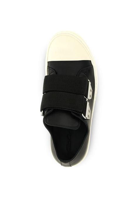 strap low sneaks sneakers man black RICK OWENS | RU01F2896 LCO911